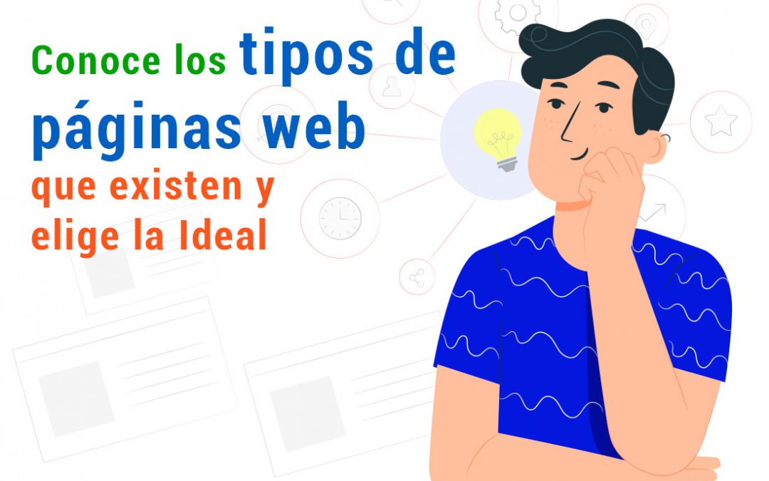 Conoce los tipos de páginas Web que existen y elige la ideal  para tu negocio online 
