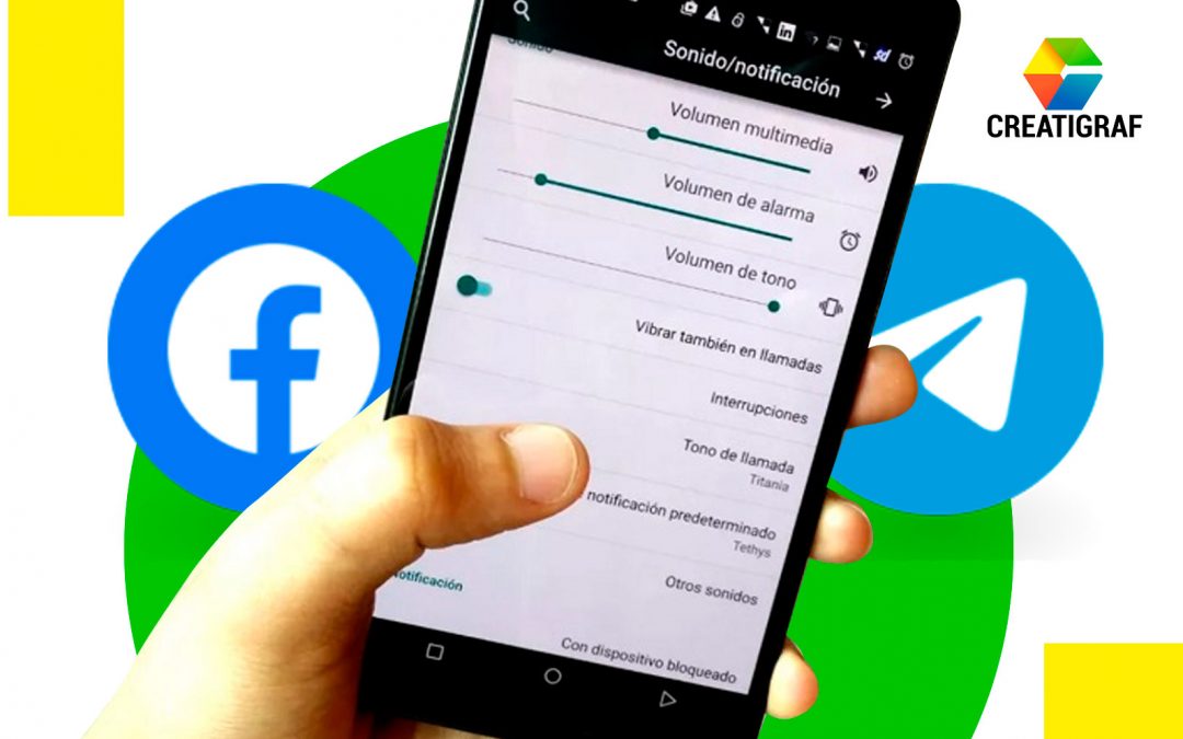 Aprende activar el modo zurdo en Facebook y Telegram