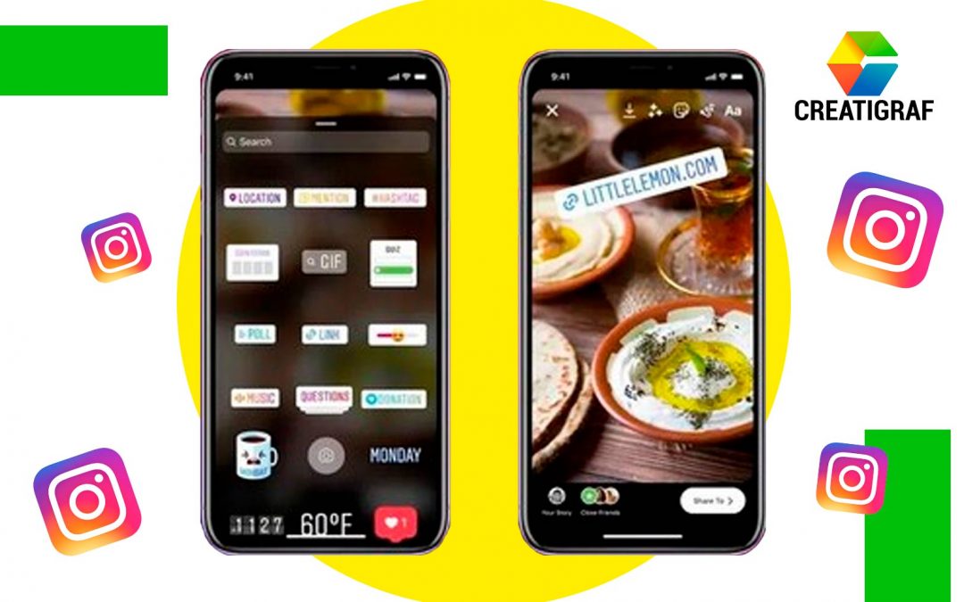 Instagram tests new stickers to place links in stories
